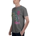 thumbnail image 4 of Hatsune Miku Kanji Music Men's Basic Short Sleeve T-Shirt Deep Heather Medium, 4 of 5