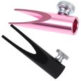 thumbnail image 4 of WRITWAA Lot de 2 Taille-Crayon de Maquillage Outil Taille-Sourcils pour Femmes Aluminium Rose Rentrée des Classes, 4 of 8
