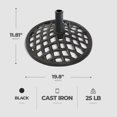 thumbnail image 3 of Eastport Umbrella Base, Cast Iron -BZB01004H68, 3 of 5