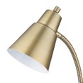 thumbnail image 2 of Lampe de bureau industrielle-moderne, laiton antique, Mainstays, 2 of 7