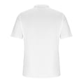 thumbnail image 4 of Men Casual Solid Turndown Pullover Button Short Sleeve Blouse Tops, 4 of 6