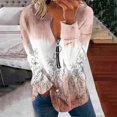 thumbnail image 1 of Chandails à Capuchon Mode pour Femmes 2023 Hauts Automne Manches Longues Chandail Ample Chemise Chic Décontractée Chandails à Col Rond pour Dames Rabais de 50 % Liquidation Costumes d'Halloween/Noël, 1 of 5