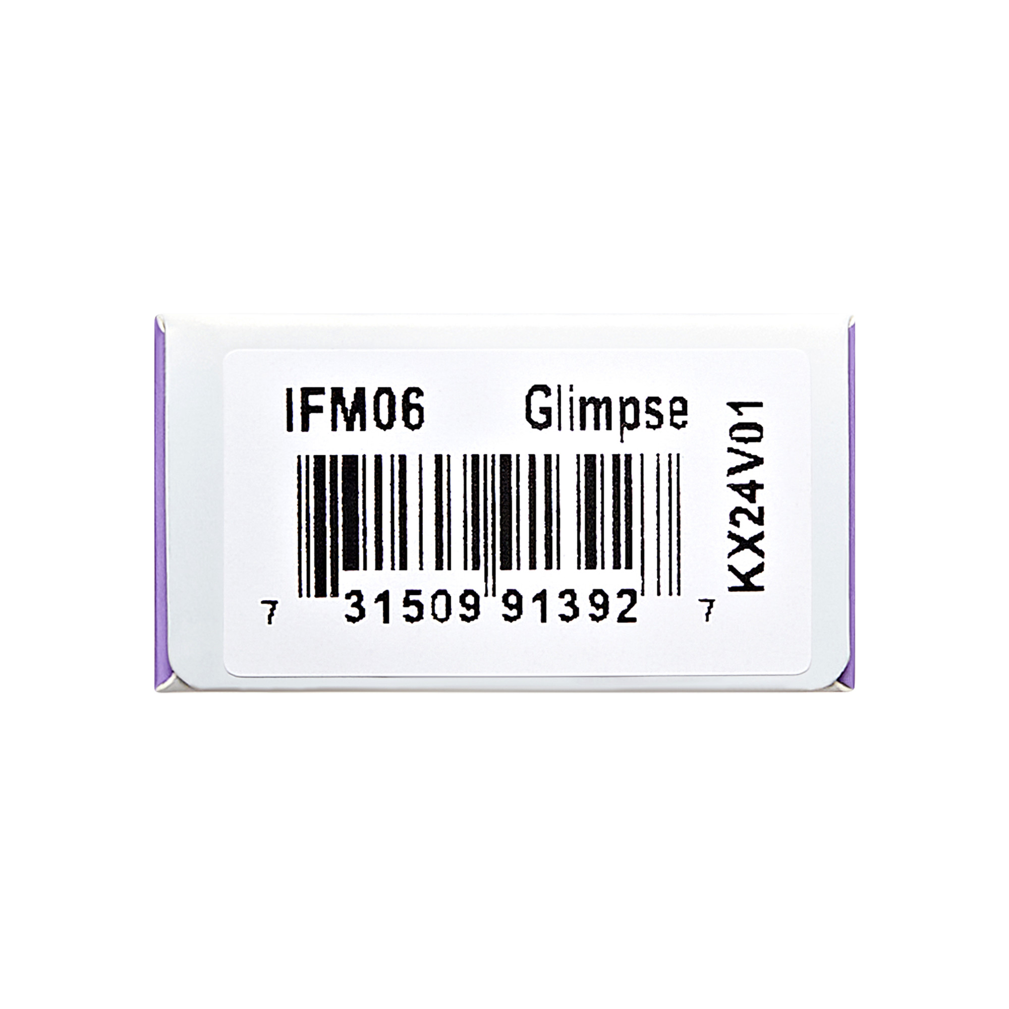 KISS imPRESS Nails - Glimpse, White, Coffin, Medium