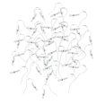 thumbnail image 1 of jifeng 200pcs Métal Vierge Crochets Boucle d'Oreille Crochets Boucle d'Oreille Bricolage Résultats avec Ressort, 1 of 9