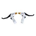 thumbnail image 1 of Almencla 1 Pair Multicolor brake All Diameter 22mm Handlebar Replacement Brake Lever Left Black white Golden, 1 of 8