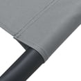 thumbnail image 5 of vidaXL Outdoor Lounge Bed with Canopy and Pillows Grey, 5 of 5