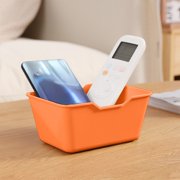 Uscallm Mini Jewelry Box Storage Organizer, Cute Candy Color Office Desk Organizer, Plastic Small Sorting Box for Accessories, Makeup, Stationery, Home Desk Miscellaneous Storage Container
