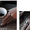 thumbnail image 3 of Dalazy Silver Women Ring Open End Replacement Decorative Stylish Fashionable Ladies Dating Photography Rings Jewellery, 3 of 6