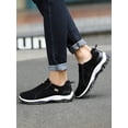 thumbnail image 3 of Innerwin Chaussure de Course pour Homme à Enfiler Chaussures de Randonnée Plates Confort Flats Respirantes Sport Noir 7, 3 of 6
