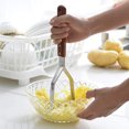 thumbnail image 4 of Cheers Non Slip Handle Potato Masher Manual Press Vegetable Fruit Crusher Kitchen Tool, 4 of 7