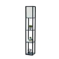 thumbnail image 3 of Lampe de sol Simple Conceptions  Etagère de rangement avec abat-jour en lin, 3 of 5