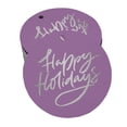 thumbnail image 1 of Inkdotpot Real Silver Foil Happy Holiday Tags Favor Hang Paper Tags 100 Pieces, 1 of 1