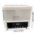 thumbnail image 3 of RRJ Food Dehydrator Machine 5 Trays Digital Dryer for Home, Food Dryer Dehydrator for Beef Jerky Fruits Vegetables, Electric Food Dehydrator with Timer Temperature Control, Dried Food Machine for, 3 of 9