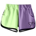 thumbnail image 4 of Hiiyo Ensembles pour Grandes Filles, Haut à Manches Courtes à Blocs de Couleur et Short, Ensembles de Vêtements pour Enfants, 4 of 4