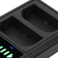thumbnail image 3 of Octpeak Micro/typec Double Port Caméra Double Affichage Double Chargeur de Dock pour Batterie de Caméra Lpe6/e6n, Chargeur de Batterie de Caméra Double Affichage, Chargeur pour Batterie Lpe6, 3 of 8