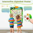 thumbnail image 4 of Early Education English Letter Point Reading Flipchart for Pronunciation Training and Interactive Alphabet Wall Chart in Classroom and Home Learning, 4 of 6