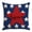 D#11027, variant on Independence Day Throw Pillow Cover | Patriotic Pillowcase for Sofa or Bed | Decorative Cushion Cover for Home, Camping & Outdoor Decor | 1 Pack Linen-Blend Pillow Sham