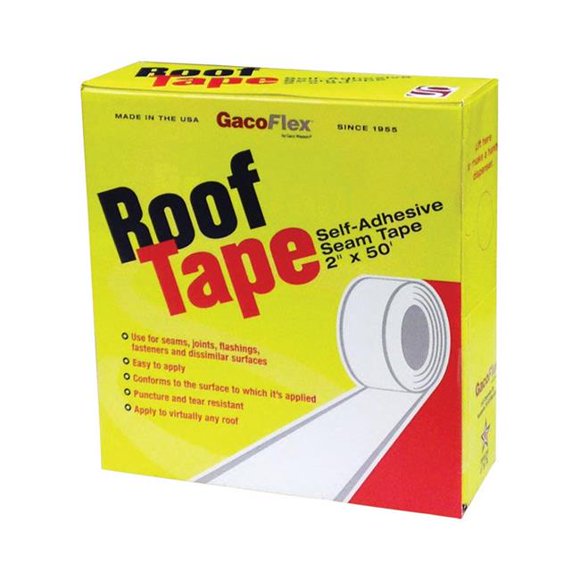 Gaco Western 1765205 Ruban de Toit Blanc Butyles et EPDM Ruban de Toit en Caoutchouc, 43,2 oz