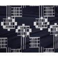thumbnail image 4 of oneOone Polyester Lycra Fabric Geometric Kasuri Fabric Prints By Yard 56 Inch Wide, 4 of 4