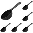 thumbnail image 1 of Small Scoops for Canisters, 5 Pack Plastic Scoopers for Containers, Flour Scoops for Canisters, Black Coffee Measuring Scoop for Tea, Sugar, Cereal, Milk, Spices, 3.81x1.49"(Black*5), 1 of 5
