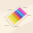 thumbnail image 3 of TIMIFISMoistureProof Weekly Organizer 4 Times A Day Large 7 Day Box Portable For Travel With Removable Individual Containers, 3 of 8