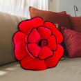 thumbnail image 1 of BKER 19.7 Inch 3D Round Rose Soft Round Rose Rose Shaped Cushion Handmade Decorative Floor, 1 of 4
