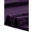 thumbnail image 5 of INSPIRE CHIC Chemise à Manches Longues pour Femme Col Montant en Velours Extensible Col Roulé Blouse Basique Hauts Violet TP, 5 of 5