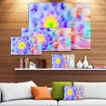 thumbnail image 3 of Grande Fleur Fractale d'Extraterrestre Jaune - Impression d'Art Floral sur Toile, 3 of 4