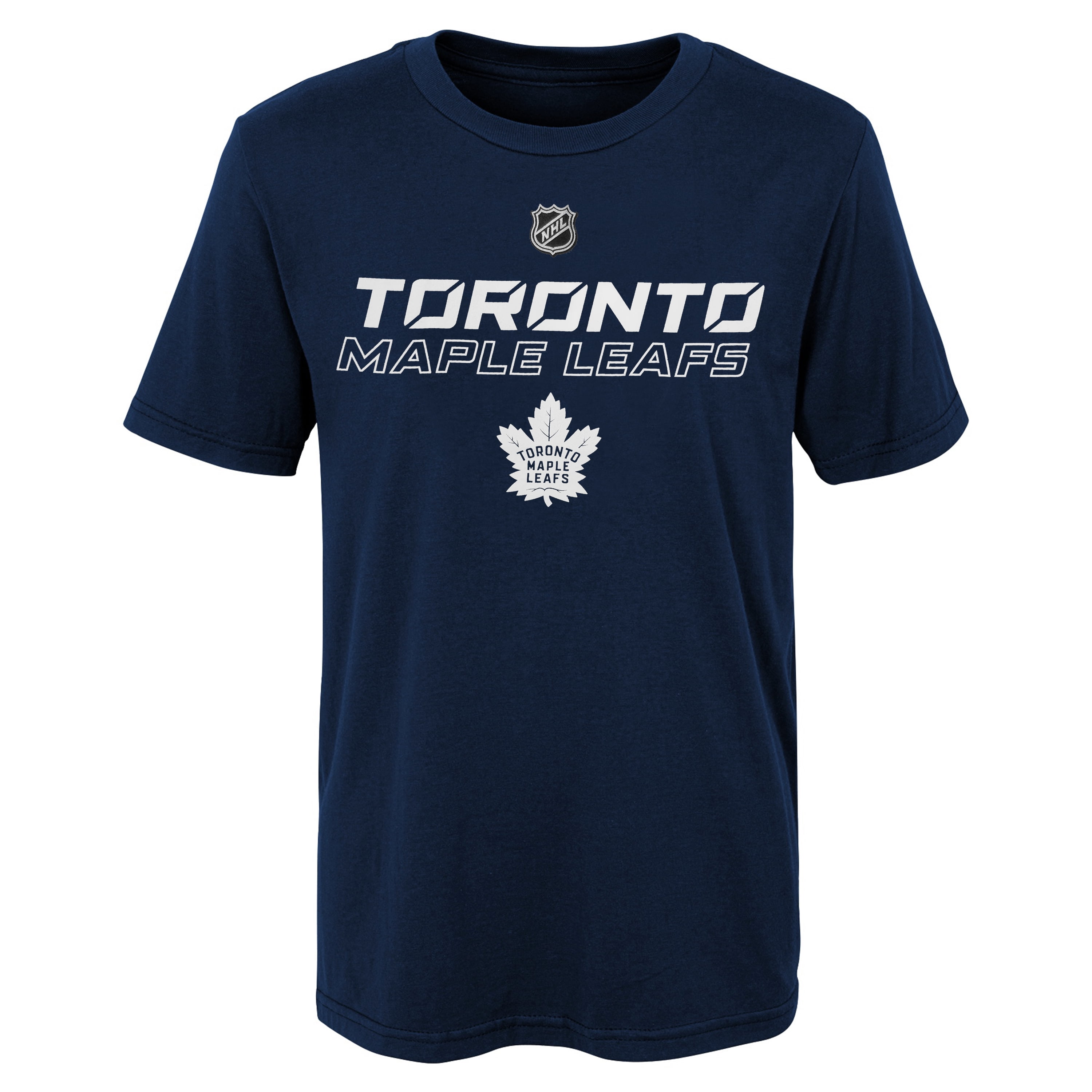 T-shirt à Manches Courtes pour Jeunes Maple Leafs de Toronto LNH Prime Stock