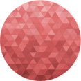 thumbnail image 1 of Ahgly Company Tapis Rond Lavable en Machine Intérieur Transitionnel Rouge, 8 Pieds Rond, 1 of 7