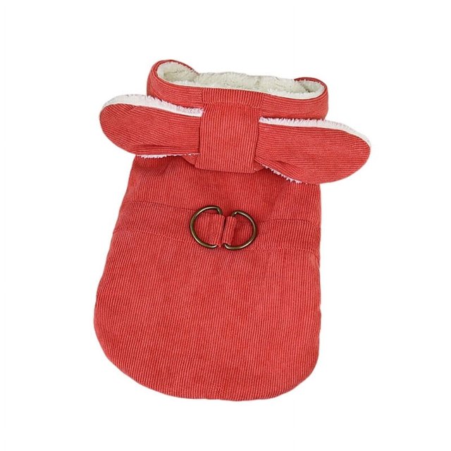 Pet Cotton Coat Button Closure Soft Comfortable Winter Dogs Cats Hooded Jacket for Outdoor Home Travel