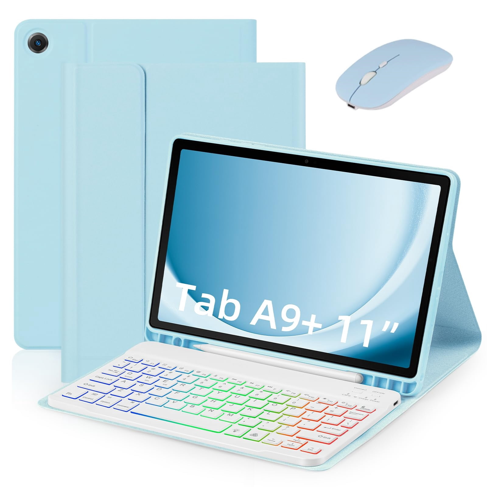 For Samsung Galaxy A9 Plus 5G Keyboard Tablet Case Transform Your Tablet into a Laptop