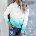 thumbnail image 2 of Penkiiy Sweat à Capuche pour Femmes Mode Décontractée Patchwork Bleu Ciel Y2K, 2 of 4