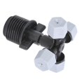thumbnail image 4 of Micro Pulvérisateur, Buse d'Atomisation à Filetage Mâle de 1/2 Po, Buse à 4 Sorties, Buse d'Arrosage, pour Humidification de Serre Refroidissement Arrosage de Jardinage, 4 of 8