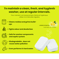 thumbnail image 4 of CALM N STRONG Washing Machine Cleaner - 12 Tablets - Lemon Scented, 20gram Each Tablet, 4 of 5
