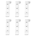thumbnail image 1 of MasteelfCA 6pcs Door Window Hinges Rotating Hidden Hinges Stainless Steel Hinges for Home, 1 of 7