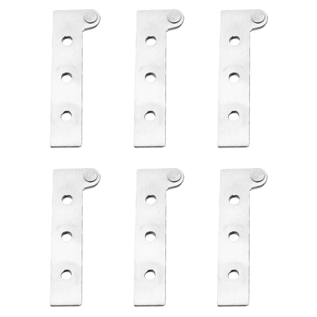 MasteelfCA 6pcs Door Window Hinges Rotating Hidden Hinges Stainless Steel Hinges for Home