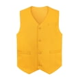 thumbnail image 1 of TOPTIE Unisex Uniform Vest for Supermarket, Hospitality & Service Work-Yellow-US Size L, 1 of 12