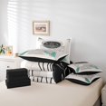 thumbnail image 4 of YST Beige Aesthetic Bedding Comforter Set, Modern Abstract Artwork, 7-Piece, Twin, 4 of 4