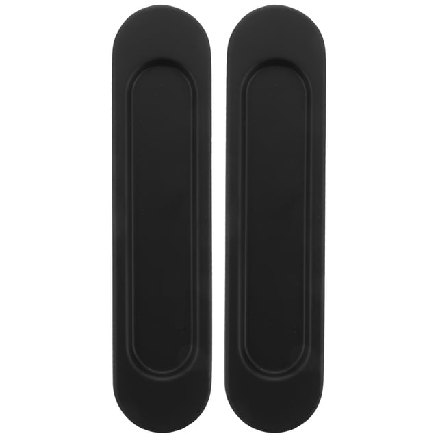 MasteelfCA 2 pcs Oval Sliding Door Pulls Sliding Barn Door Handles Metal Sliding Door Handles