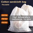 thumbnail image 2 of 50 Pcs Spice Bags for Cooking Soup Reusable Drawstring Bag Tea Bags Unbleached Cheesecloth Bag for Straining Making Tea, 2 of 7