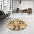 thumbnail image 4 of Ahgly Company Machine Washable Indoor Rectangle Transitional Brown Area Rugs, 3' x 5', 4 of 7