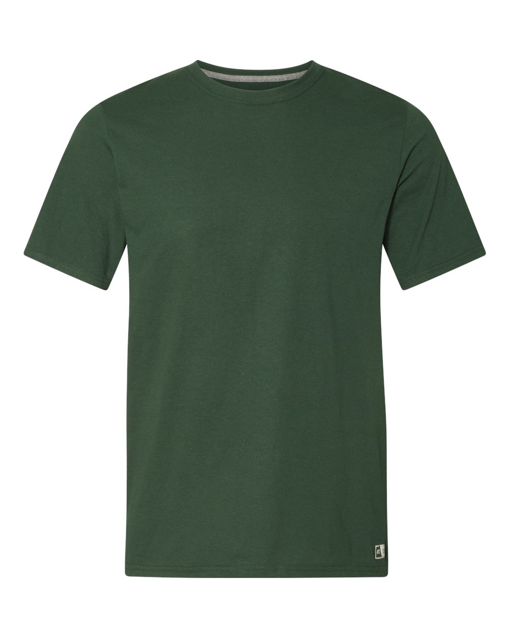 Russell Athletic T-Shirt de Performance Essentiel 60/40, S, Vert Foncé