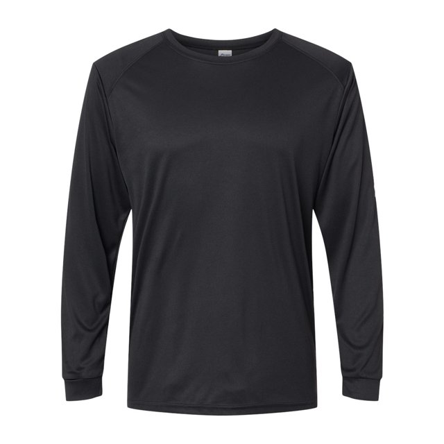 T-Shirt de Performance à Manches Longues Long Islander, L, Noir
