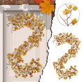 thumbnail image 2 of Fall Maple Leaf Garland 6.5ft/Piece Artificial Fall Garland Thanksgiving For Home Wedding Party Christmas, 2 of 6