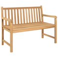 thumbnail image 3 of vidaXL 3 Piece Garden Dining Set Solid Wood Teak, 3 of 5