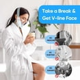 thumbnail image 4 of BKER Appareil Réducteur Double Menton Ceinture de Mise en Forme du Visage en V Ceinture de Beauté Intelligente Liftante Raffermissante Masseur Facial avec Lumière Bleue, 4 of 7