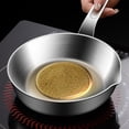 thumbnail image 4 of Mini Egg Pan 316 Stainless Steel Small Frying Pan With Layer Bottom For Butter Melting And Omelet Cooking Compatible With And Induction Stoves Cooker Vent Weight Baby Food Cooker Travel Cooking, 4 of 7