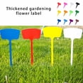 thumbnail image 2 of 50 Pieces Garden Labels Yard Backyard 50 Pieces Compact Park Classification Markers Trees Seedlings Plant Flowers Planter Sign Tags Yellow, 2 of 9