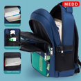 thumbnail image 4 of Schoolbag Primary School Students Grade Three to Grade Six Junior High School Large Capacity Burden Reduction Ridge Protection Lightweight Astronaut Boys Backpack, 4 of 5